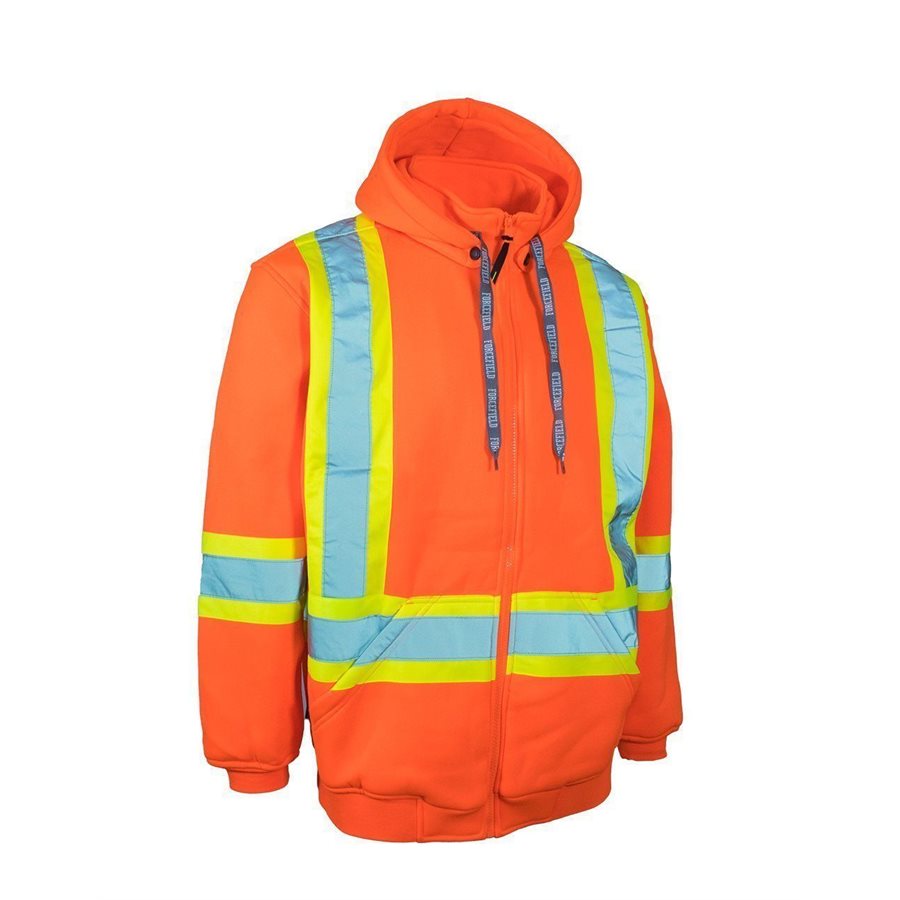 Forcefield Hi Vis Safety Anorak Pullover Softshell