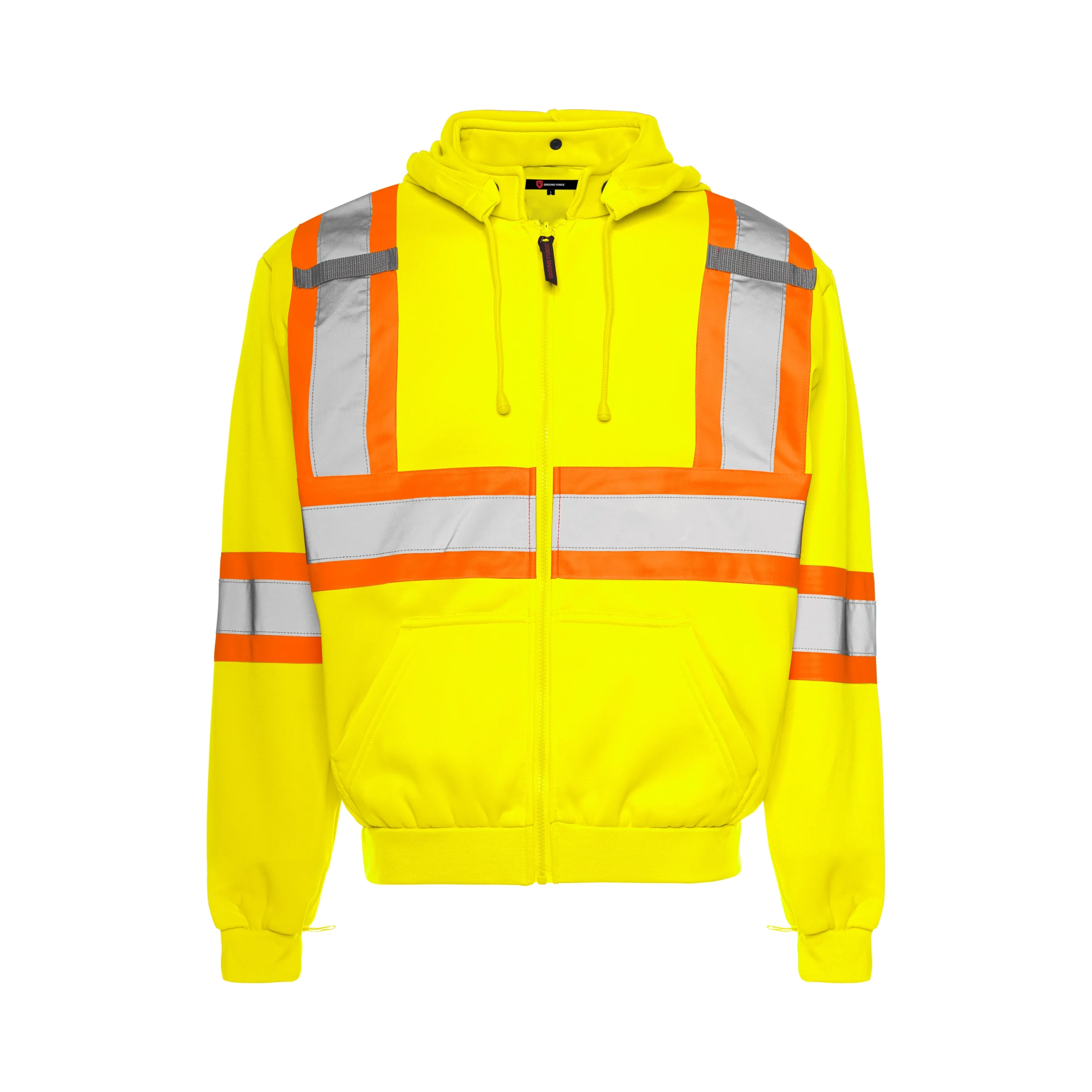 Hoodie full zip à bandes GROUNDFORCE