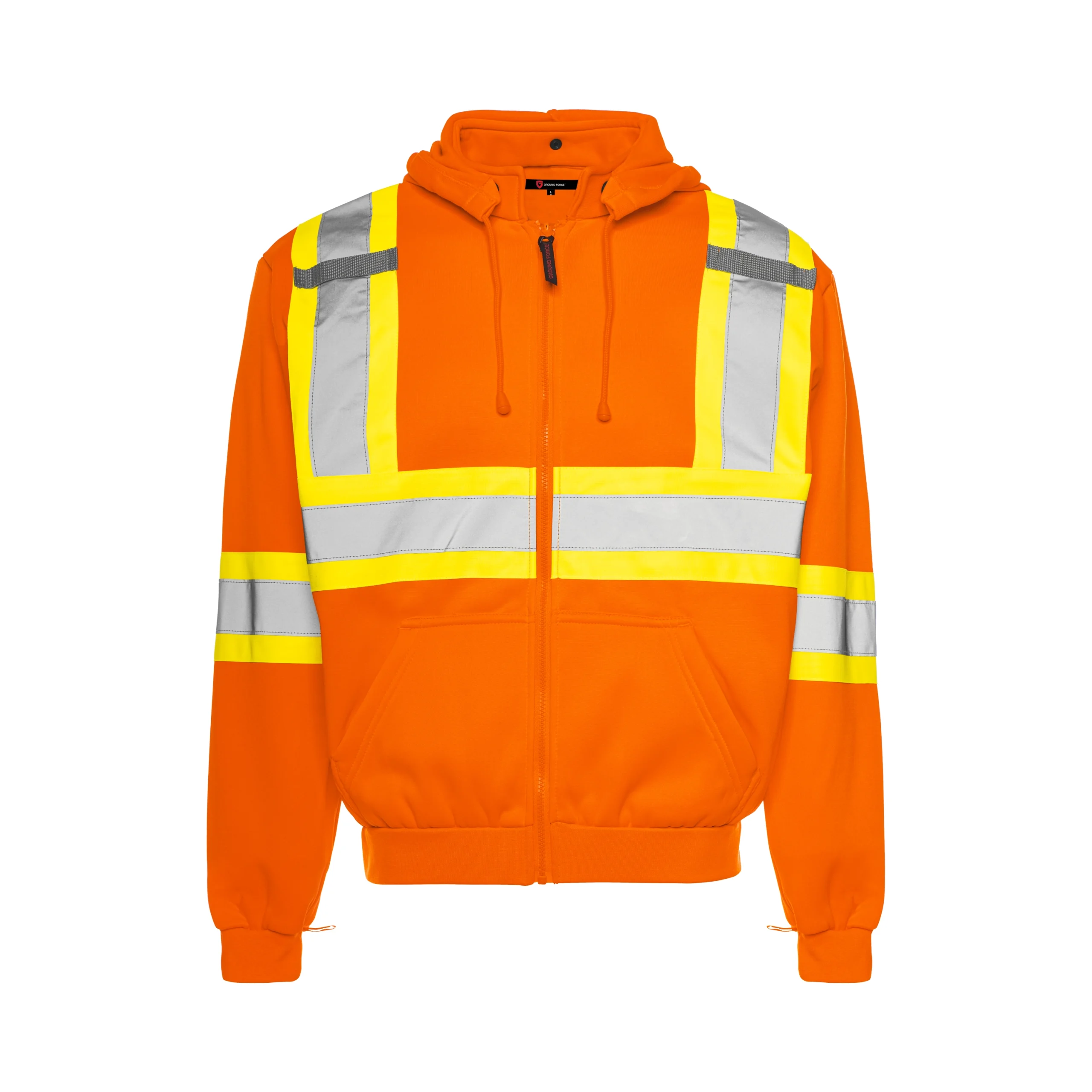 Hoodie full zip à bandes GROUNDFORCE