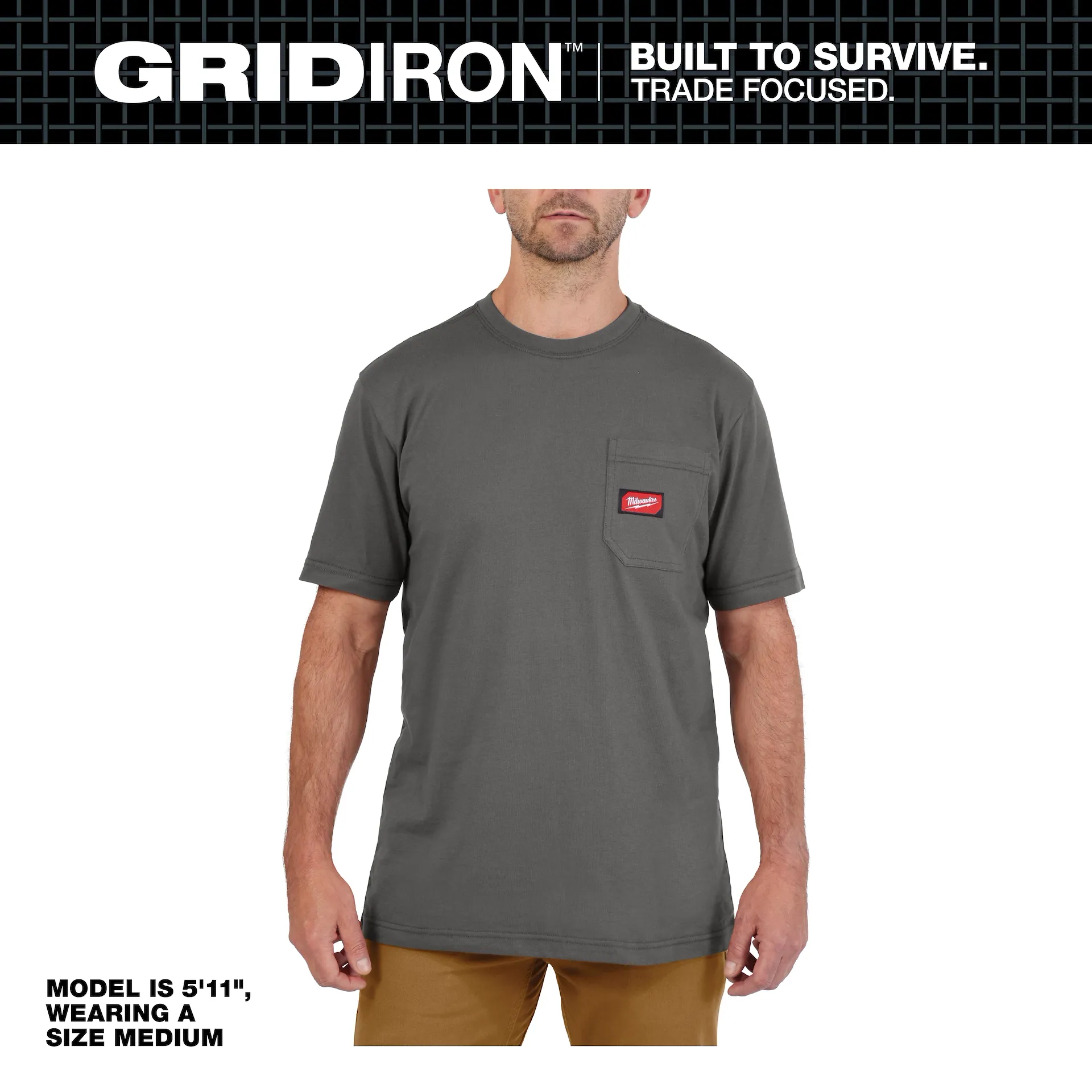 T-shirt avec poche GRIDIRON Milwaukee