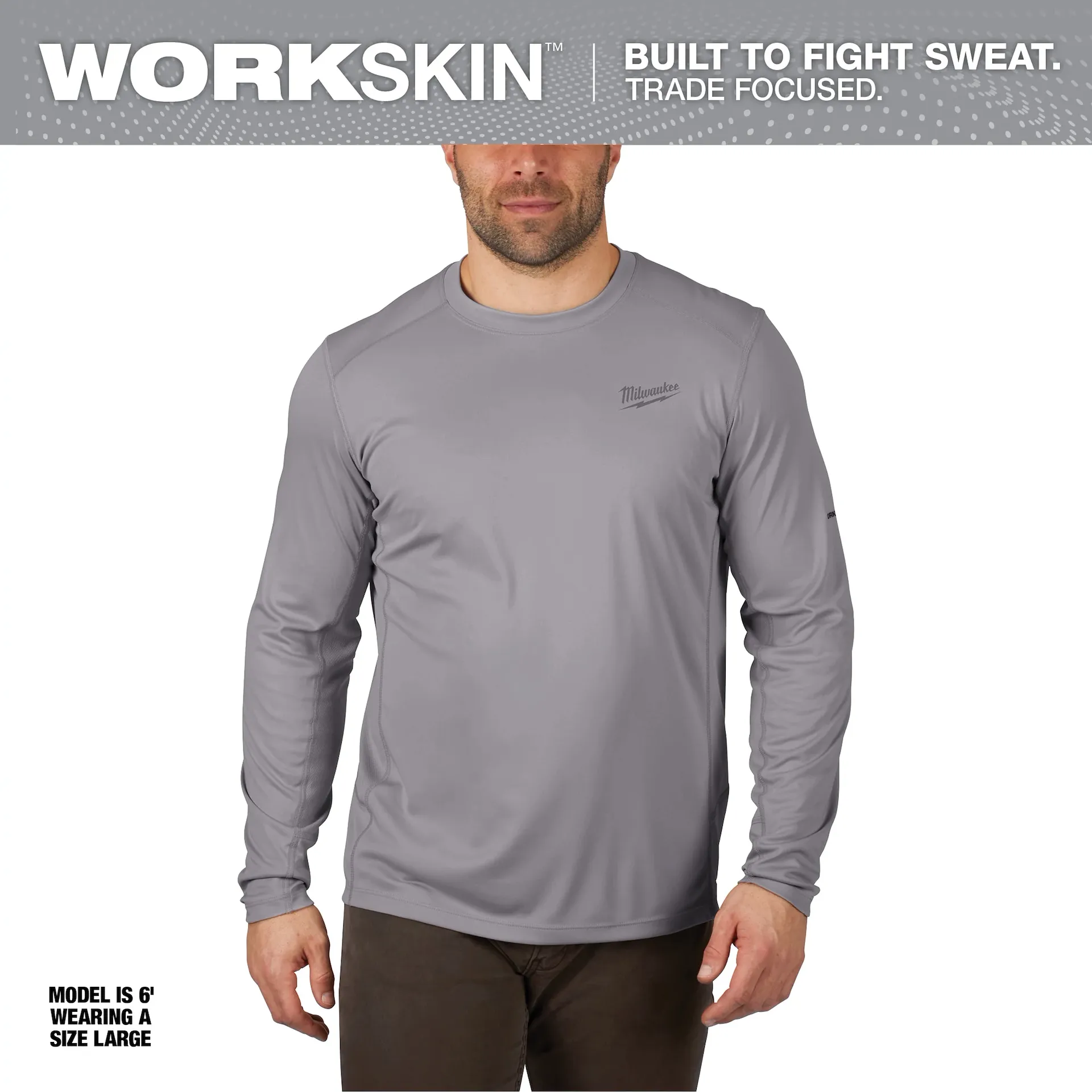 T-shirt M/L léger haute performance WORKSKIN Milwaukee