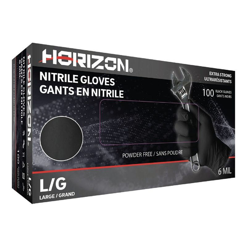 Gants en nitrile de 6 mil